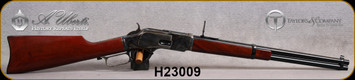 Taylors & Co - Uberti - 44-40Win - Model 1873 Carbine - Lever Action - Grade A Walnut Straight-Grip Stock/Case Hardened Frame/Blued, 19"Barrel, Mfg# 550049, S/N H23009