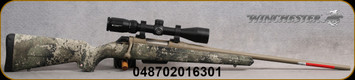 Winchester - 308Win - XPR Hunter Scope Combo - True Timber Strata - Bolt Action Rifle - True Timber Strata camo finish/Permacote flat dark earth finish, 22"Barrel, 3 round Detachable Magazine, Vortex Crossfire II 3-9x40, BDC reticle, Mfg# 535740220