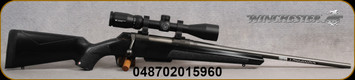 Winchester - 243Win - XPR Compact Scope Combo - Matte Black Composite Stock/Permacote Black Finish, 20"Barrel, Vortex Crossfire II 3-9x40mm, BDC reticle, Mfg# 535737212