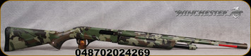 Winchester - 20Ga/3"/26" - SXP Waterfowl Hunter Woodland - Pump Action - Woodland camouflage finish Composite stock and forearm, TRUGLO fiber-optic sight, Mfg# 512433691