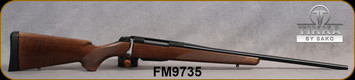 Tikka - 9.3x62 - Model T3x Hunter - Walnut Stock/Blued, 22.4"Barrel, 3 round detachable magazine, Single Stage Trigger, Mfg# TF1T4026A1000A5, S/N FM9735