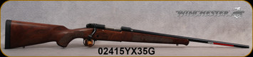 Winchester - 308Win - Model 70 Featherweight - Satin Finish Walnut Stock w/Featherweight Checkering/Blued, 22"Barrel, 5rd Capacity, Mfg# 535200220, S/N 02415YX35G
