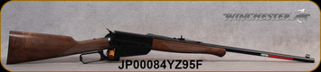 Winchester - 30-40Krag - Model 1895 High Grade - Lever Action w/Box Magazine - Grade III/IV Walnut Straight grip stock/Gloss blued finish, 24"Button rifled Barrel, Marble Arms gold bead front-buckhorn rear sight, Mfg# 534286115, S/N JP00084YZ95F