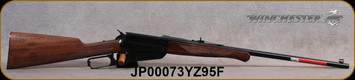 Winchester - 30-40Krag - Model 1895 High Grade - Lever Action w/Box Magazine - Grade III/IV Walnut Straight grip stock/Gloss blued finish, 24"Button rifled Barrel, Marble Arms gold bead front-buckhorn rear sight, Mfg# 534286115, S/N JP00073YZ95F