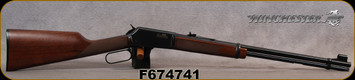 Consign - Winchester - 22S/L/LR - Model 9422 - Lever Action - Checkered Walnut Stock/Blued, 20"Barrel, Adjustable Buckhorn Rear sight w/Diamond Insert - Made in New Haven Conn. - S/N F674741