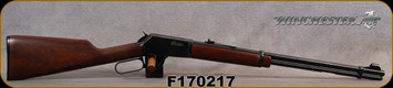 Consign - Winchester - 22WinMag - Model 9422M - Lever Action - Smooth Walnut Stock/Blued, 20"Barrel, Adjustable Buckhorn Rear sight - Made in New Haven Conn. - S/N F170217
