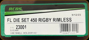 RCBS - Safari Full Length Dies - 450 Rigby Rimless - 23001