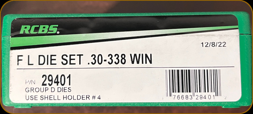 Gun Sock RCBS Full Length Die Set For 30-30 Winchester Reloading