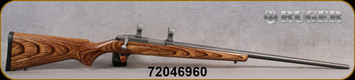 Consign - Ruger - 22Hornet - M77/22 All Weather - Brown Laminate Stock/Matte Stainless Finish, 24"Barrel, 1"Rings