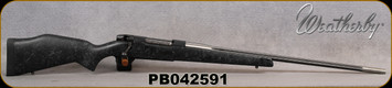 Consign - Weatherby - 257WbyMag - Mark V Accumark - Black w/Grey Web Fiberglass/Spun Stainless w/Graphite Black Cerakote 2-Tone, 26"Fluted Barrel - low rounds fired - in original box