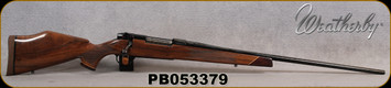Consign - Weatherby - 7mmWbyMag - Mark V Deluxe - AA fancy grade Claro walnut Monte Carlo stock w/rosewood caps & Maplewood spacers/High Lustre Blued, 26"Barrel - New, in original box