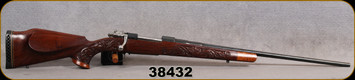 Consign - FN - 220Swift - Belgium - Engraved Select Walnut Monte Carlo Stock w/Rosewood Forend Tip & Grip Cap/Blued Finish, Mauser Action, 24"Barrel