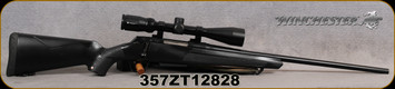 Consign - Winchester - 308Win - XPR Compact Scope Combo - Matte Black Composite Stock/Permacote Black Finish, 22"Barrel, Vortex Crossfire II 4-12x44mm, BDC reticle, Mfg# 535737220 - in mossy oak soft case