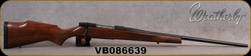 Consign - Weatherby - 270Win - Vanguard 2 Legend - Select Walnut Monte Carlo Stock w/Rosewood Forend/Blued Finish, 24"Barrel - Action is correct to the box - new stock