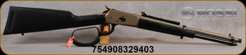 Rossi - 44Mag - Model R92 Triple Black Carbine - Lever Action - All-Weather Black on Black Splatter Painted Wood Stock/FDE Cerakote, 16.5"Threaded Barrel, 8 Round Tubular Magazine, Paracord Wrapped Lever, Picatinny rail, Mfg# 9204416U3-TB