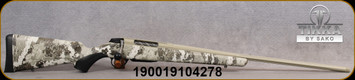 Tikka - 7mmRemMag - T3x Lite Veil Alpine - Bolt Action Rifle - Veil Alpine Camouflage Synthetic Stock/Desert Verde Cerakote, Fluted 24.3"Threaded(5/8-24) Barrel, 1:9.5"Twist, 3 round magazine, single-stage trigger, Mfg# TFTT2737A5709D2M