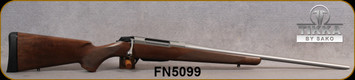 Tikka - 270Win - Model T3x Hunter Stainless - Walnut Stock/Stainless, 22.4"Barrel, 3 round detachable magazine, Mfg# TFTT2136103, S/N FN5099