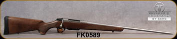 Tikka - 300WWM - Model T3x Hunter Stainless - Walnut Stock/Stainless, 24.3"Barrel, 3 round detachable magazine, Mfg# TFTT7136103, S/N FK0589
