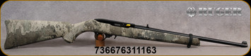 Ruger - 22LR - 10/22 Carbine - Semi-auto rimfire - True Timber Strata Camo Synthetic Stock/Matte Balck Finish, 18.5"Barrel, Mfg# 31116