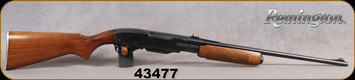 Consign - Remington - 300Savage - Model 760 - Pump Action - Walnut Stock/Blued Finish, 22"Barrel - Mfg.1952 - Not drilled and tapped - only 60rds fired