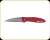 Kershaw - Leek - 3" Blade - 14C28N - Canadian Red 6061-T6 Aluminum Handle - 1660CAN