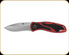 Kershaw - Blur - 3.4" Blade - 14C28N - Canadian Red 6061-T6 Aluminum w/Trac-Tec Inserts - 1670CAN