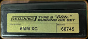Redding - Type S-Elite Bushing Die Set - 6mm XC - 60745