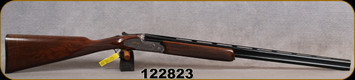 Rizzini - 28Ga/3"/28" - Artemis Light - O/U - Grade 2.5 Turkish Walnut English grip/Engraved Coin finish/Chrome-Lined Barrels, Boxlock, automatic ejectors, single selective trigger - S/N 122823