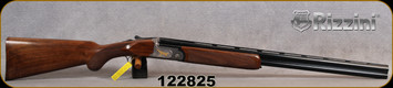 Rizzini - 16Ga/2.75"/28" - Aurum Light - Low Profile Box-Lock O/U w/Ejectors - Select Turkish Walnut Prince of Wales pistol grip stock/light coin finish with gold inlay Receiver/Blued, Chrome-lined barrels, 5pc. Multi Chokes, S/N 122825