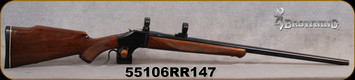 Consign - Browning - 243Win - Model B-78 High Wall Varmint - Walnut Stock w/Schnable Forend/Blued Finish, 26"Heavy Barrel