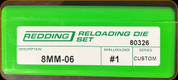 Redding - Full Length Sets - 8mm-06 - Custom - 80326