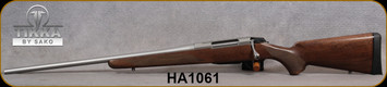 Tikka - 6.5Creedmoor - Model T3x Hunter Stainless LH - Walnut Stock/Stainless, 22.4"Barrel, 3 round detachable magazine, Single Stage Trigger, Mfg# TFTT6336113, S/N HA1061
