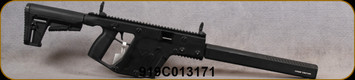 Consign - Kriss Vector - 9mm - Gen II - Semi-Auto - Black Advanced Polymer Composite 6-Pos. Adj. Stock/Black Nitride, 18.6"Barrel, 1:10Twist, Adjustable Flip Sights, Ambidextrous Safety - under 40 rounds fired - In original case