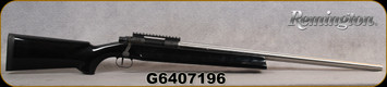 Consign - Remington - 30BR - Model 700 'Tuned' Custom - Gloss Black Finish McMillan Stock/Stainless, 26"Heavy Shilen 17-Twist Barrel, 330 NK, Timney Match Trigger, 20MOA Picatinny Rail - No bolt stop