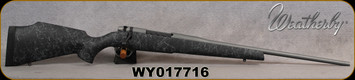 Used - Weatherby - 6.5Creedmoor - MK V Weathermark - Black Synthetic Stock w/Grey Accents Monte Carlo Stock/Tactical Grey Cerakote, 22"#1Contour, Threaded(1/2x28)Barrel, 4+1rd capacity, Mfg# MWM01N65CMR2T - new, in box