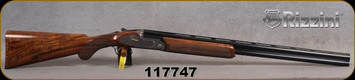 Rizzini - 16Ga/2.75"/28" - Artemis Light - O/U - Grade 2.5 Turkish Walnut Prince of Wales grip/Engraved Coin finish w/Gold banner inlay/Chrome-Lined Barrels, Boxlock, automatic ejectors, single selective trigger - S/N 117747