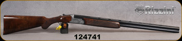 Rizzini - 20Ga/3"/28" - Aurum - Box-lock O/U - Select Turkish Walnut Prince of Wales stock w/rounded forend/Coin Finished Game-Scene Engraved Receiver/Blued, Vent-Rib Barrels, Auto Ejectors, Single Select Trigger,  S/N 124741