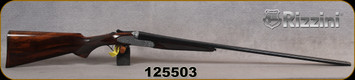 Rizzini - 410Ga/3"/29" - BR552 Small - side-by-side - Select Turkish Walnut stock w/splinter forearm/Coin Finish Steel frame w/sideplates + ornamental scroll engraving/Blued Barrels, S/N 125503
