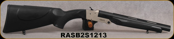 Revolution Armory - 12Ga/3"/13" - SB2S - Break-Action Shotgun - Black Synthetict/Nickel Finish Receiver/Matte Black Barrel, (3)pcs (F/M/IC) chokes, Mfg# RA-SB2S-12-13
