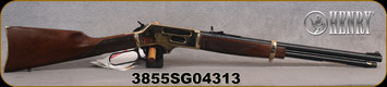 Henry - 38-55 - Side Gate - Cowboy Carbine Lever Action - American Walnut Stock/Brass Receiver/Blued, 20" Barrel - 5rd - Mfg# H024-3855, S/N 3855SG04313