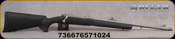 Ruger - 300WinMag - M77 Hawkeye Alaskan - Bolt Action Rifle - Black Hogue OverMolded Stock/Stainless, 20"Threaded(1/2"-32) Barrel, 3 round capacity, Mfg#57102