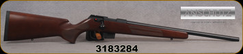 Consign - Anschutz - 17Mach2 - 1761 D HB Classic - Bolt Action Rifle - Walnut Classic Stock/Blued, 20.25"Barrel, single-stage trigger, 5 round detachable magazine, Mfg# 014527 - in original box