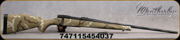 Weatherby - 7mmRem - Vanguard Outfitter - Tan polymer Monte Carlo stock with Brown & White sponge paint/Graphite black Cerakote, 26"Threaded(1/2-28)Barrel, 3+1 round capacity, Mfg# VHH7MMRR8B