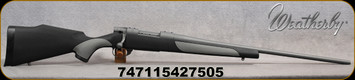 Weatherby - 308Win - Vanguard S2 - Weatherguard - Black/Gray Synthetic/Tactical Grey Cerakote Finish, 24" Barrel, #2 Contour, 5+1 Rounds, Mfg# VTG308NR4O