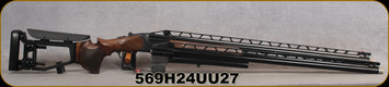 Catma Arms - 12Ga/3"/30" - 505 ERD Combo - O/U & Unsingle - Single-Selective Trigger, Ejector, Ergonomic, Multifunctional  Black Anodized/Walnut Stock/Blued Finish, Adjustable Rib, 5pcs. Extended Choke - S/N 569-H24UU-27