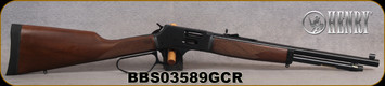 Henry - 45LC - Side Loading Gate Steel Carbine - Lever Action - American Walnut Stock/Matte Blued Steel Receiver & Barrel, 16.5"Round Barrel, Mfg# H012GCR, S/N BBS03589GCR