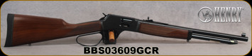 Henry - 45LC - Side Loading Gate Steel Carbine - Lever Action - American Walnut Stock/Matte Blued Steel Receiver & Barrel, 16.5"Round Barrel, Mfg# H012GCR, S/N BBS03609GCR