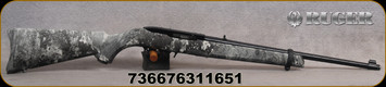Ruger - 22LR - 10/22 Carbine - Semi-Auto Rimfire Rifle - TrueTimber Midnight Camo Finish, Synthetic Stock/Blued Finish, 18.5"Threaded Barrel, Mfg# 31165