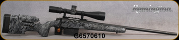 Consign - Remington - 300WinMag - Model 700 - Marbled Grey & Black McMillan Stock w/Adjustable Cheek/Blued Finish, 26"Barrel - c/w Nightforce NXS, 5.5-22x50mm, MOAR-T reticle