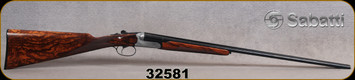 Consign - Sabatti - 410Ga/3"/26" - Mini Ranger - SxS Shotgun - Fire Enhanced Walnut English Grip Stock/Engrave nickel receiver/Blued Barrels - no case